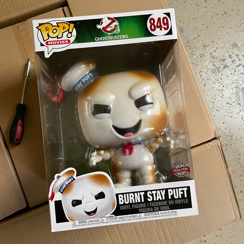 Ghostbusters Stay Puft Burnt 10" Pop! Vinyl